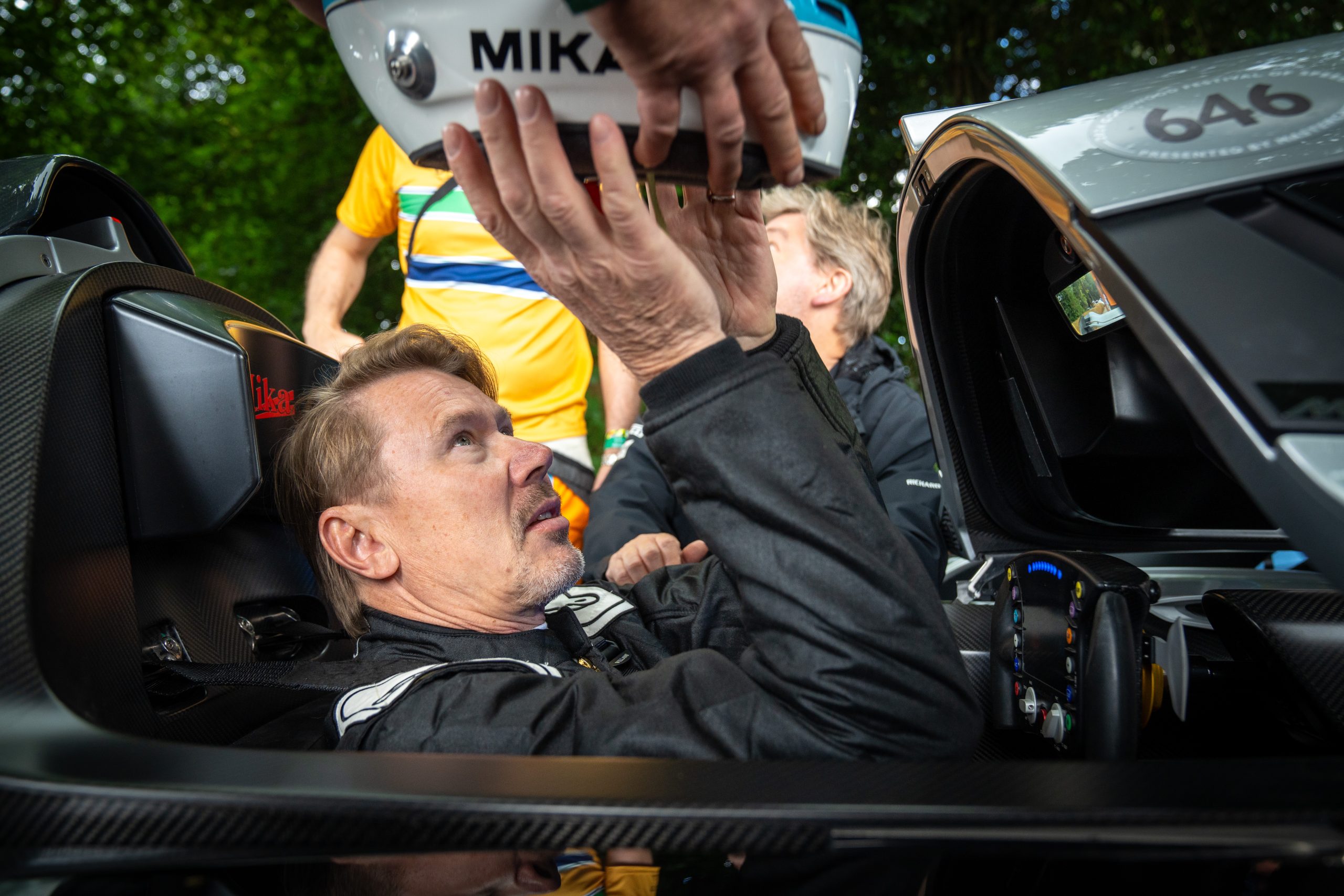 Two-time Formula 1 World Champion Mika Häkkinen drives the McLaren Solus GT at the Goodwood Festival of Speed [Photo Gallery]