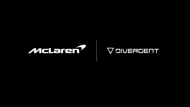 McLaren Automotive and Divergent announce collaboration for additive manufacturing advancement