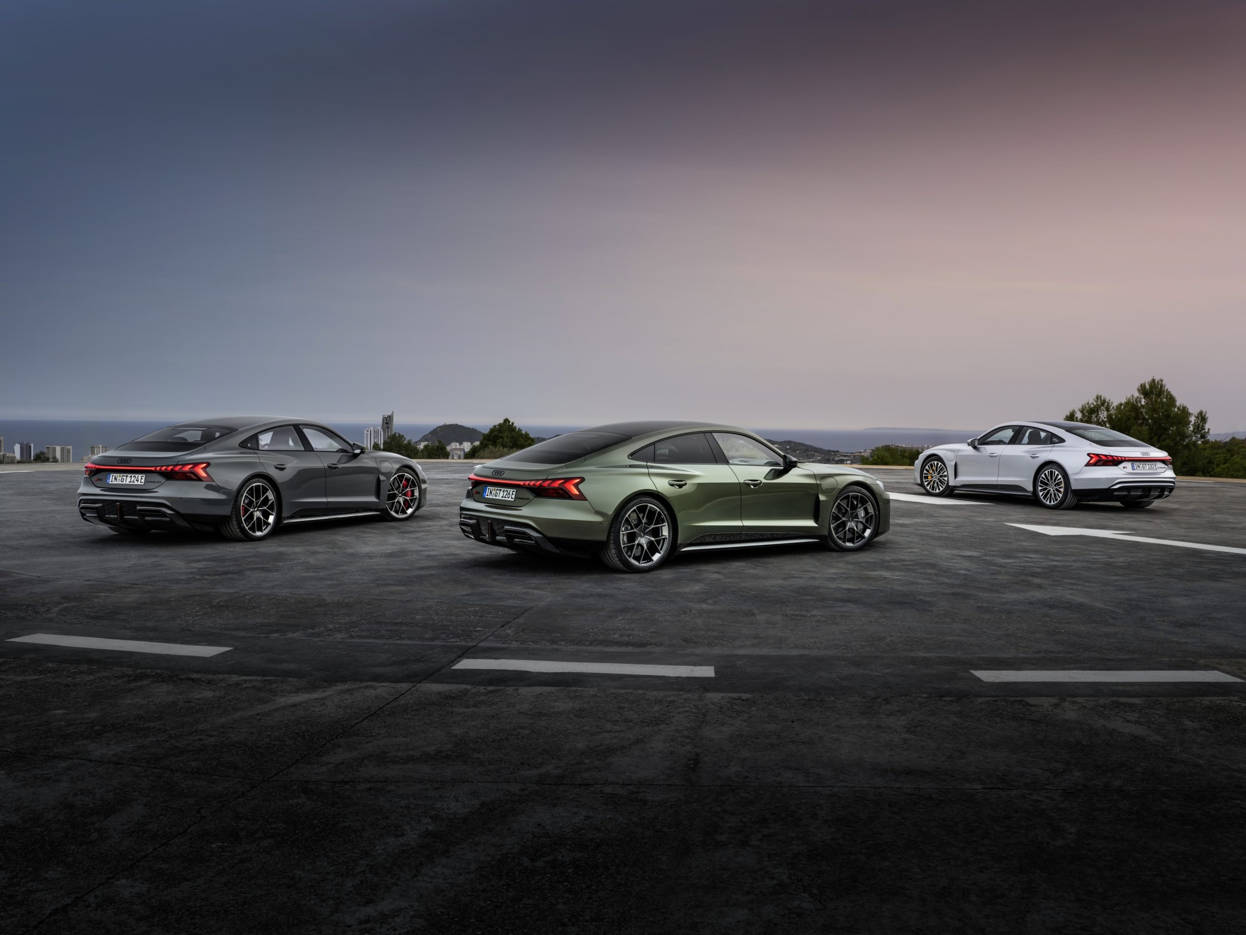 The enhanced Audi e-tron GT series – UK pricing announced