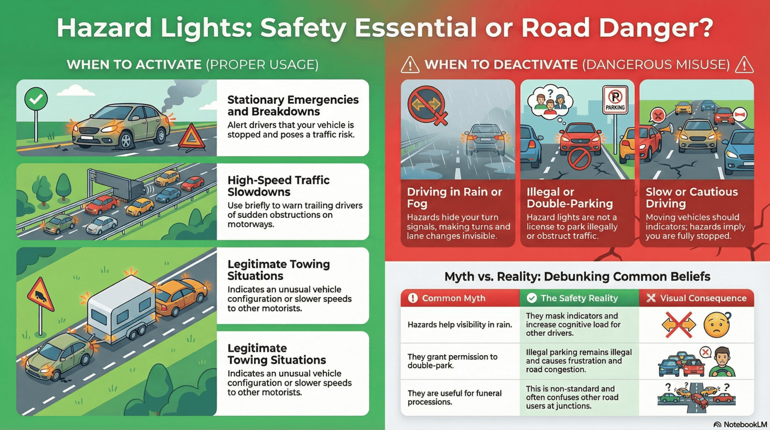 When to Use Your Hazard Lights (And When They're Making Things Worse ...