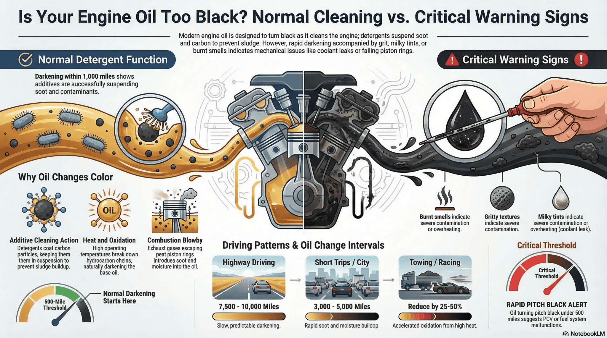 Oil Faster 8 Reasons Why Your Engine Oil Turns Black So Fast - motoringchronicle