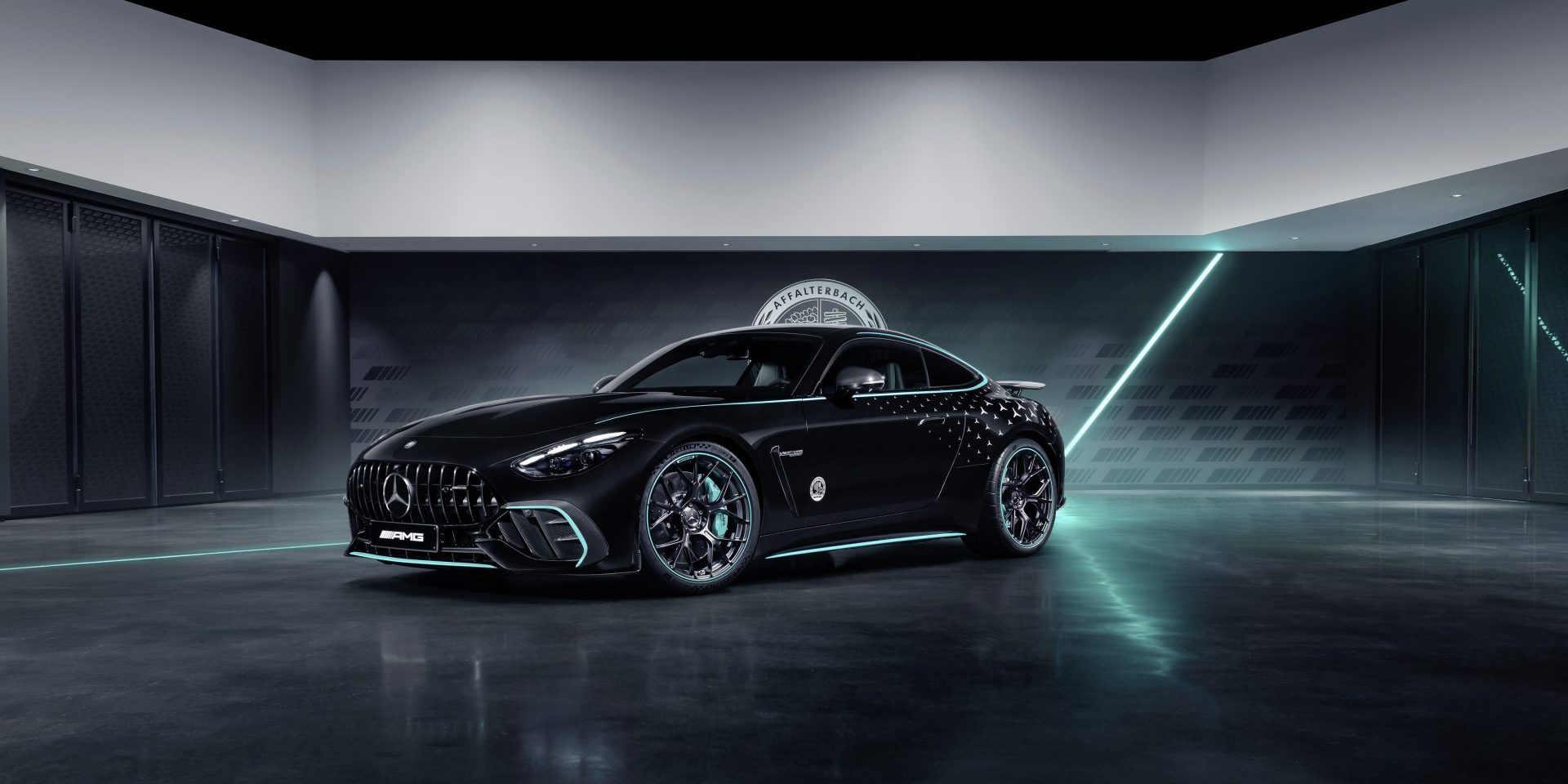 
Mercedes-AMG GT 63 PRO 4MATIC+ “Motorsport Collectors Edition“ (combined energy consumption: 14.0 l/100 km | combined CO₂ emissions: 319 g/km | CO₂ class: G) The specified values were determined according to the prescribed measurement procedure WLTP (Worldwide Harmonised Light Vehicles Test Procedure). The ranges given refer to the German market. The energy consumption and CO₂ emissions of a car depend not only on the efficient use of the fuel or energy source by the car, but also on the driving style and other non-technical factors.;Mercedes-AMG GT 63 PRO 4MATIC+ “Motorsport Collectors Edition“ (combined energy consumption: 14.0 l/100 km | combined CO₂ emissions: 319 g/km | CO₂ class: G)*