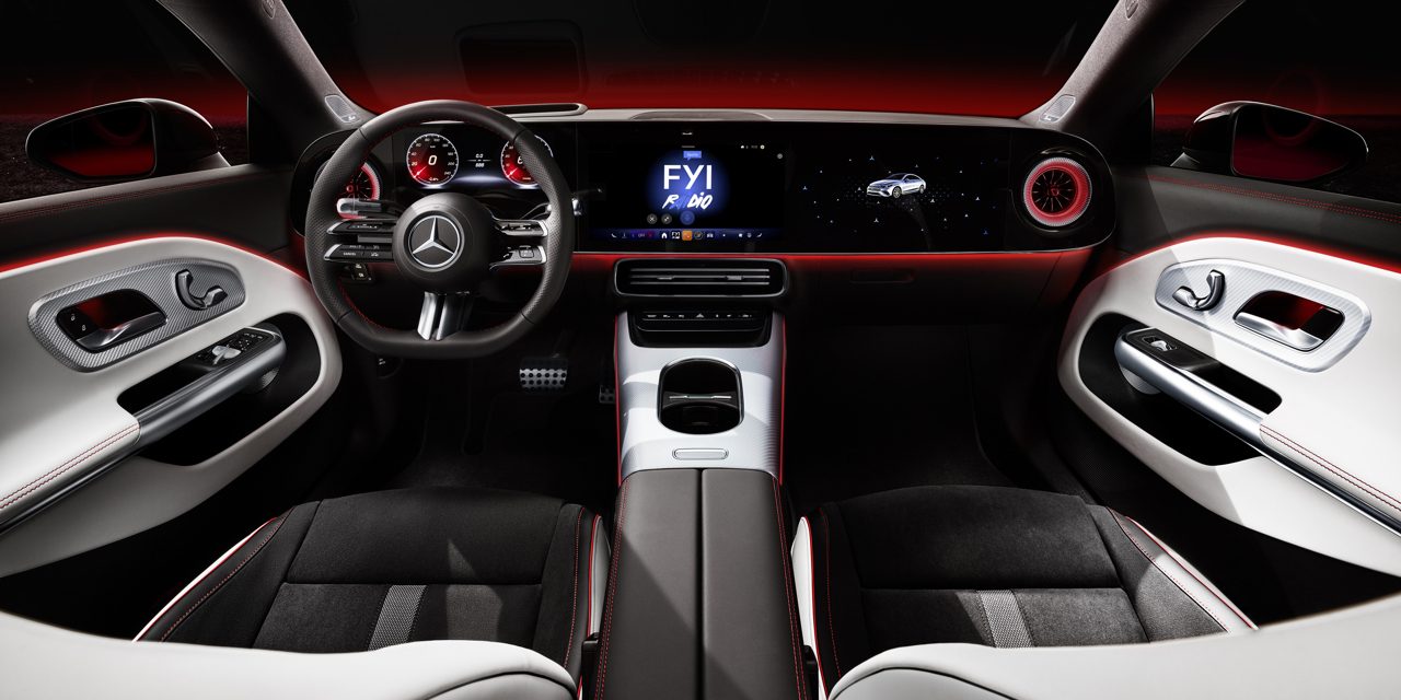 Mercedes-Benz and will.i.am Futurizing In-Car Entertainment with FYI RAiDiO CLA (image courtesy Mercedes)