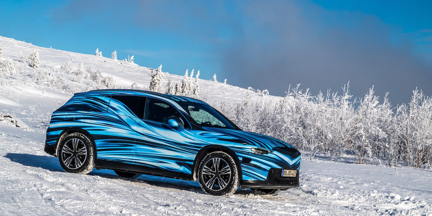 Winter Testing in Sweden, Arjeplog 2025: The all-new GLC with EQ Technology (image courtesy Mercedes)