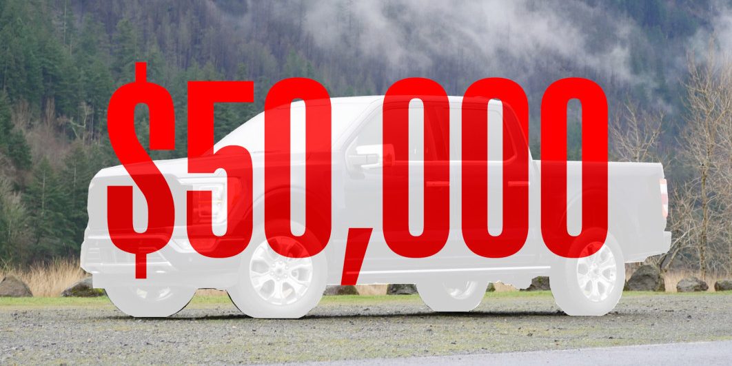 Here's $50,000. Which new truck do you buy?