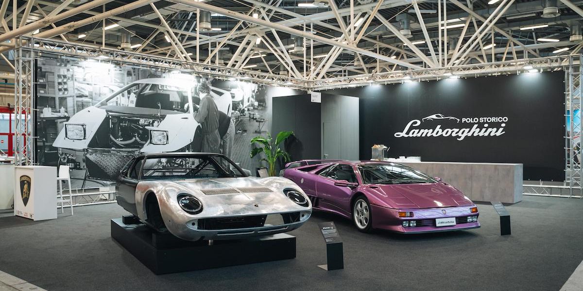 Automobili Lamborghini stars at Auto e Moto d’Epoca 2024 (image courtesy Lamborghini)