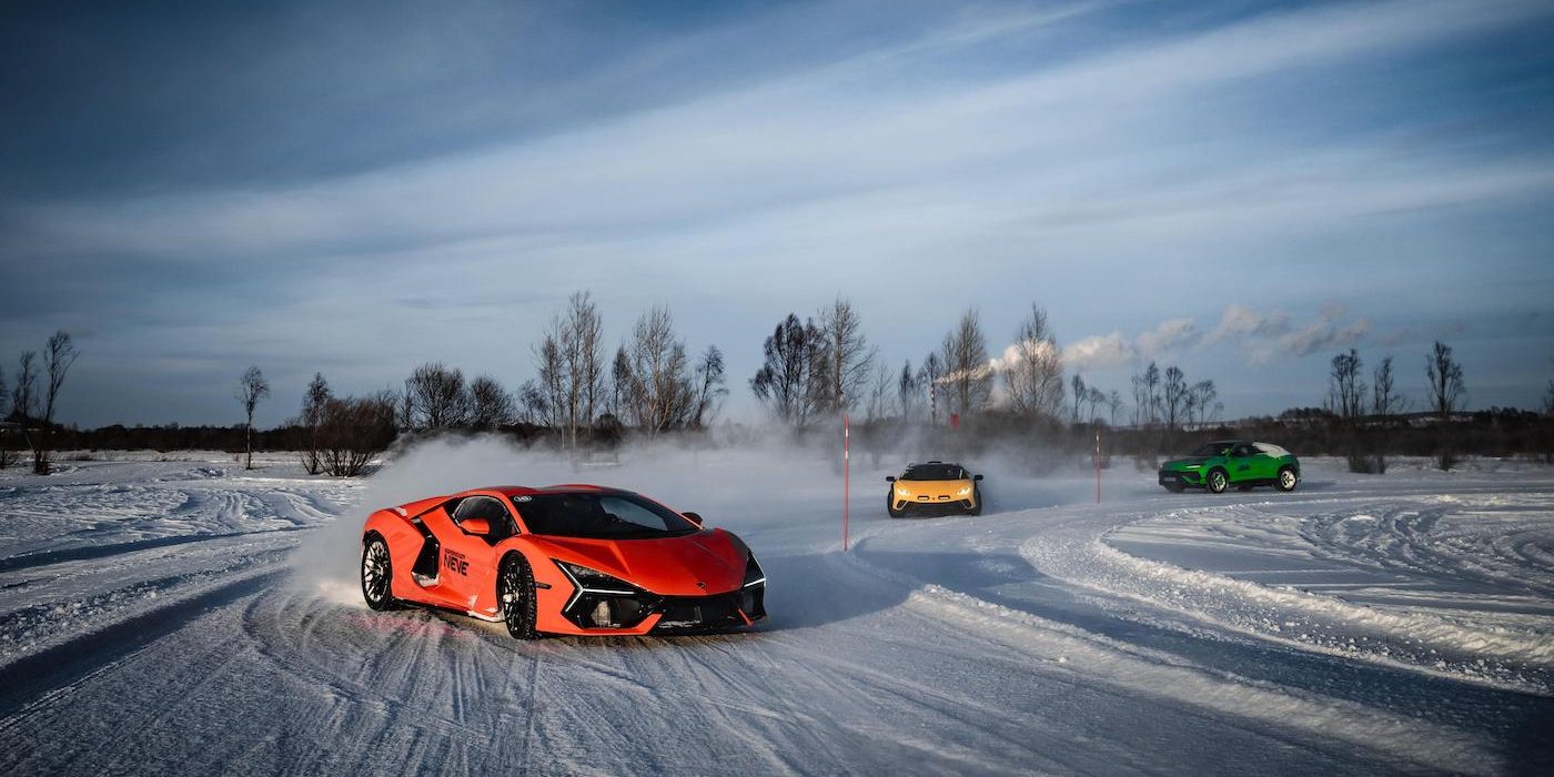 Winter thrills on Ice: Lamborghini Esperienza Neve debuts in Inner Mongolia (image courtesy Lamborghini)