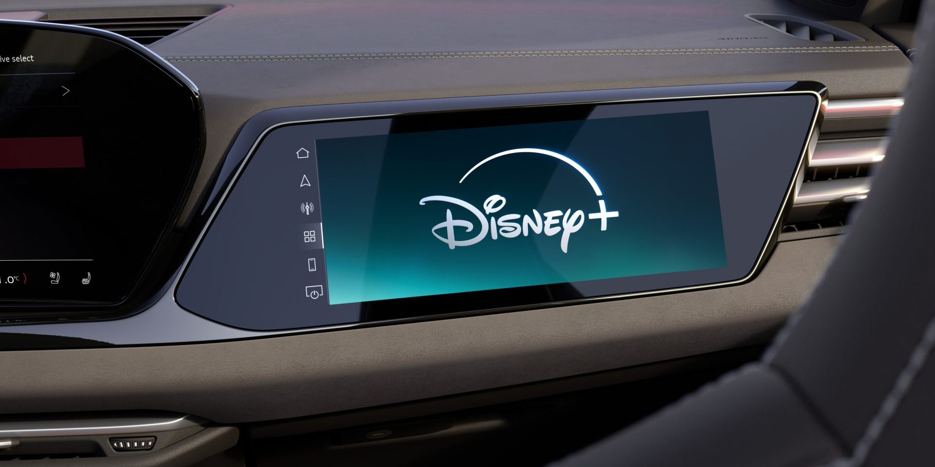 Audi integrates the streaming service Disney+ into its vehicles.