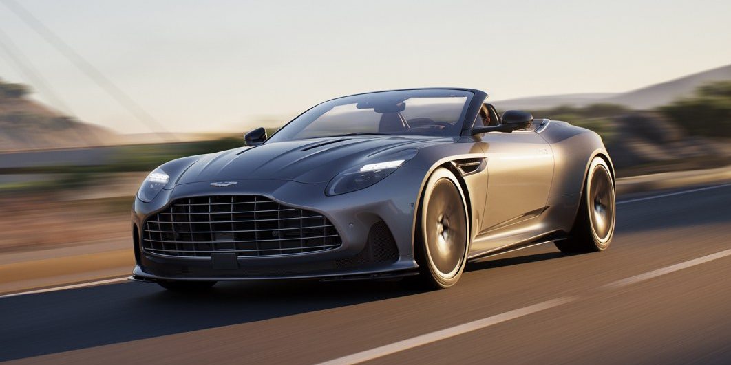 Aston Martin DB12 Volante drops the top, keeps the performance