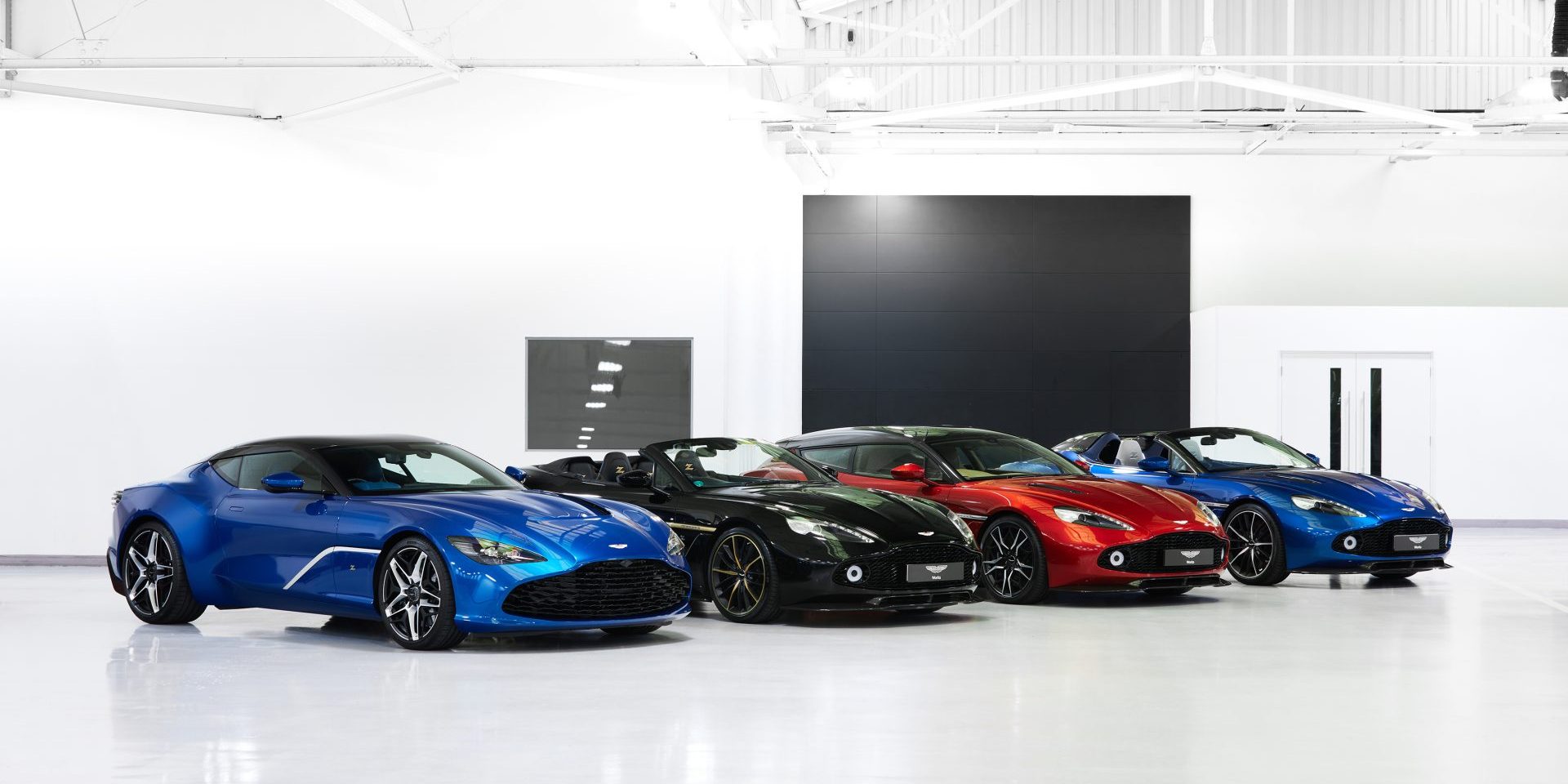 Unique collection of Aston Martin Zagato models comes to market via Aston Martin Works (image courtesy Aston Martin)