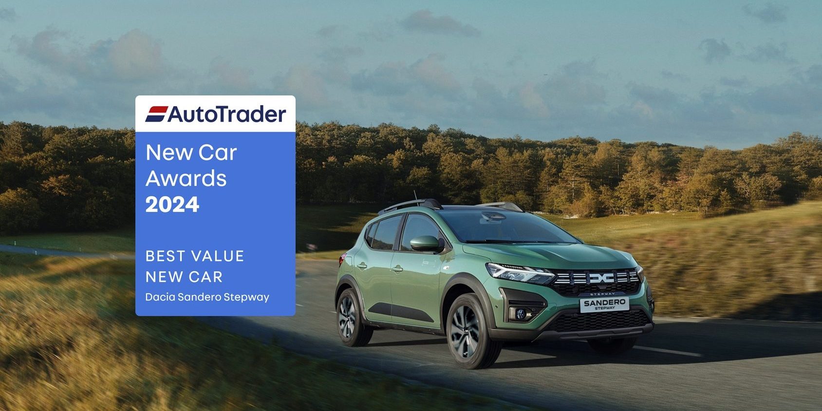 Dacia wins ‘Best Value Brand’ at the Auto Trader New Car Awards for the sixth time