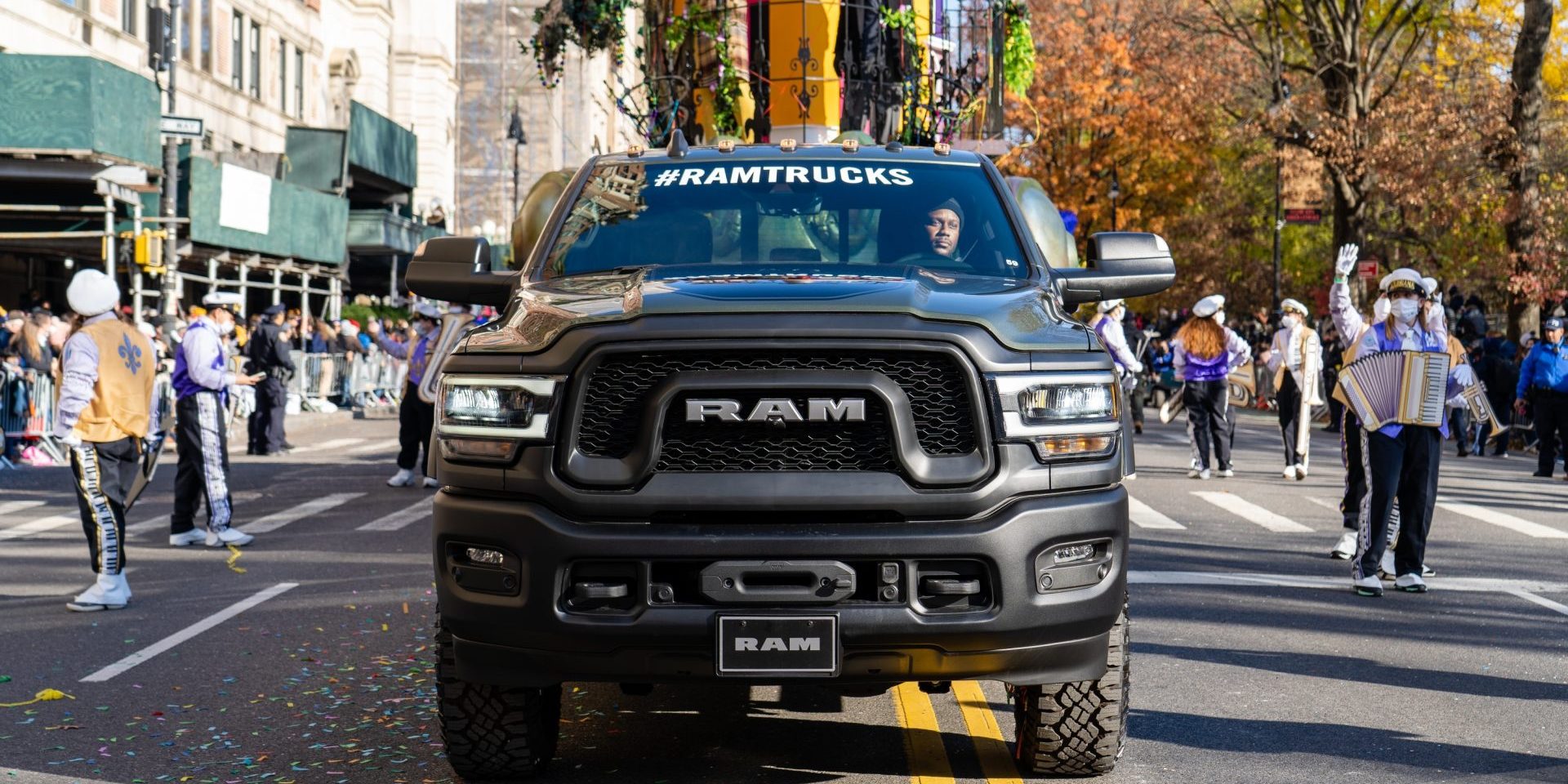 Ram is towing again for the 10th year at Macy's Thanksgiving Day Parade. Shown: Ram Power Wagon