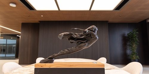 Cadillac Goddess Sculpture - GM global headquarters