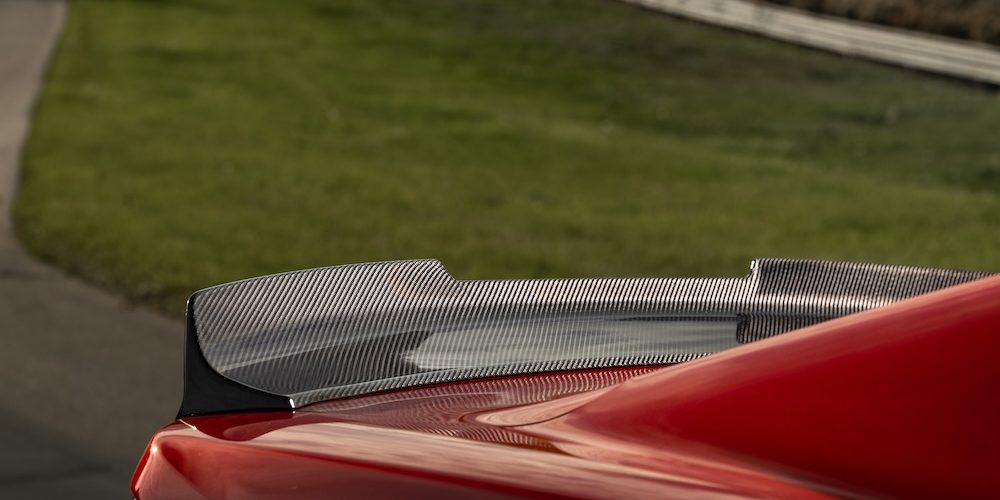 The 2026 Camaro ZL1 racecar pulls styling cues from the Camaro ZL1 Carbon Performance Package.