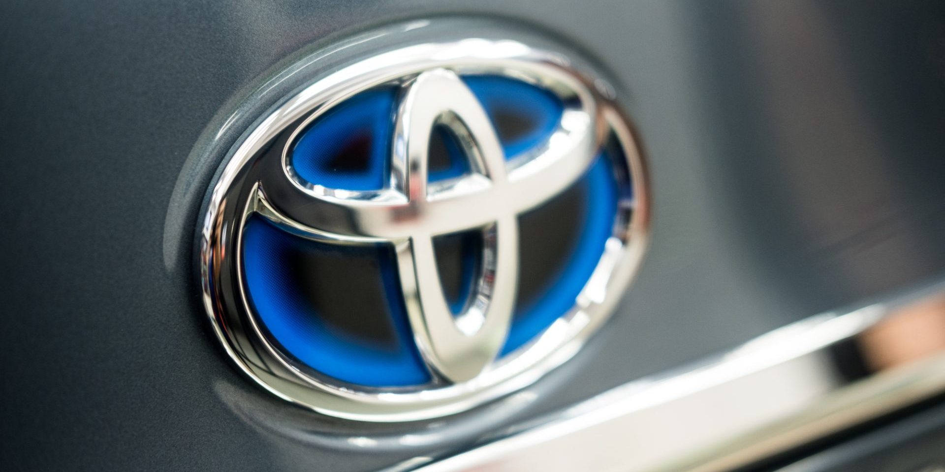 Samut Prakan, Thailand - September 10, 2022 : Toyota logo on bra