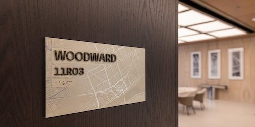 Executive boardroom Woodward - GM global headquarters