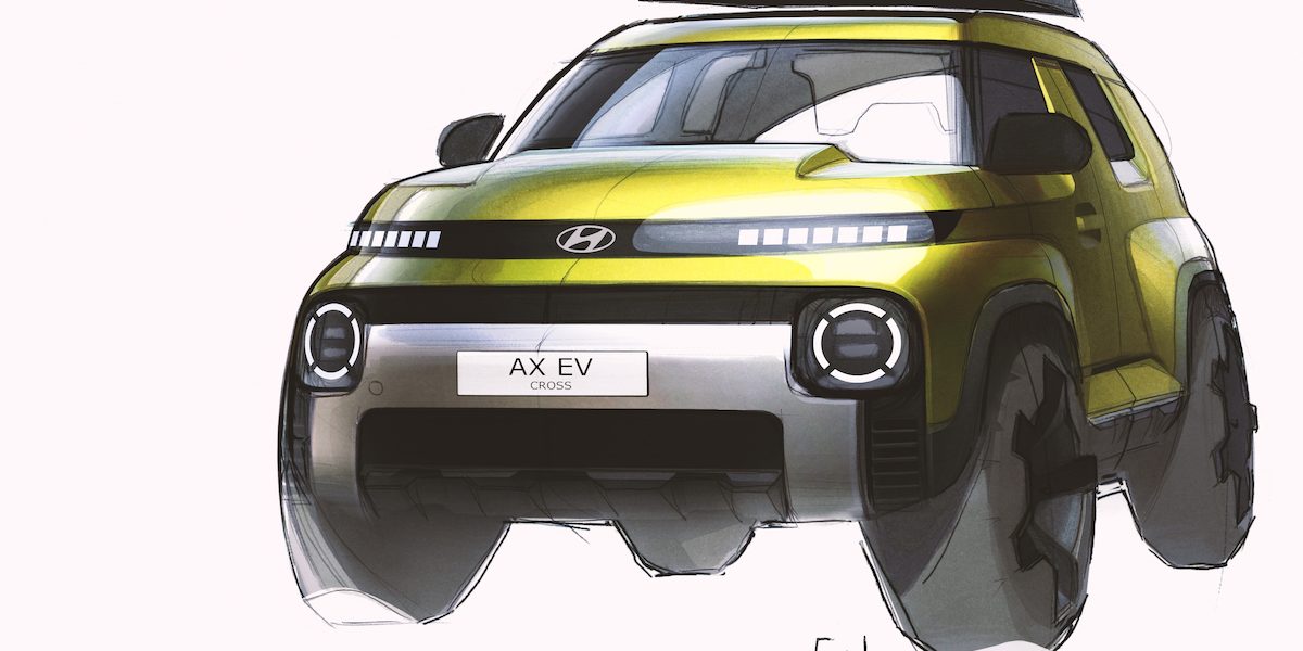 Hyundai unveils INSTER Cross: a versatile electric city car wrapped in an outdoor-focused design (image courtesy Hyundai)