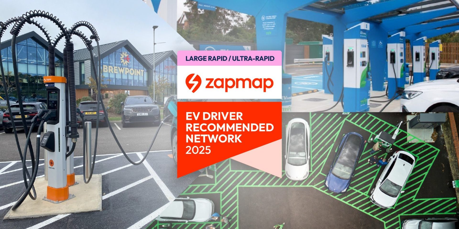 Zapmap survey reveals UK EV drivers’ top-rated charging networks (image courtesy Zapmap)