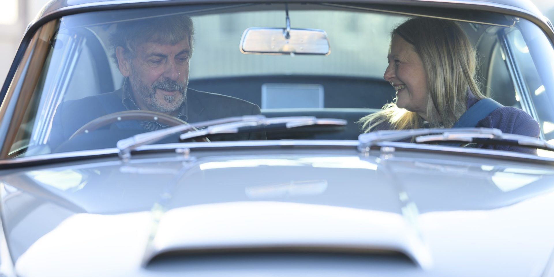 Mr and Mrs Williams enjoying their restored DB5 Vantage (01)