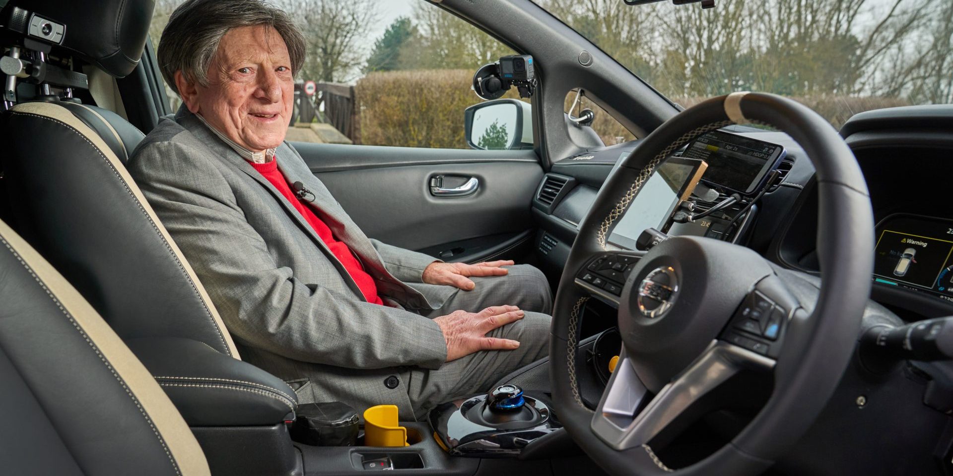 10.03.2025
Nissan is hosts an autonomous driving event at its testing centre in Cranfield, as it continues to position itself as a leader in autonomous driving tech. Taking part is 93-year old Brad, a Nissan driver and tech enthusiast who can’t live without his car. He’ll be sharing his thoughts on autonomous driving tech and how it can benefit society.
Photo credit: Simon Jacobs/PinPep