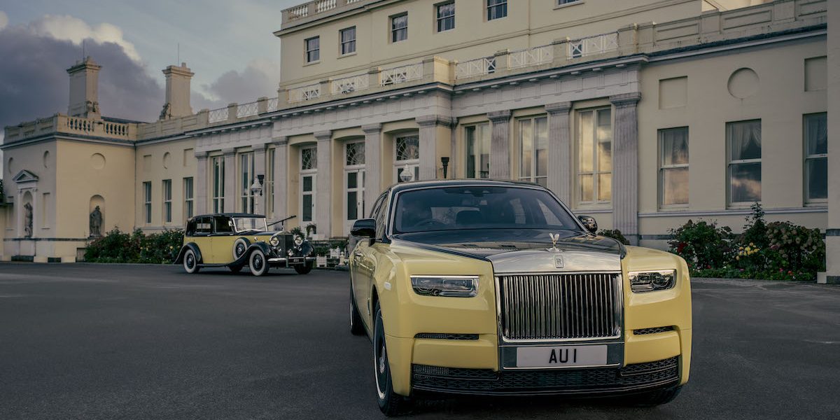 Rolls-Royce celebrates sixty years of Goldfinger with exquisite one-of-one Phantom Extended (image courtesy Rolls Royce)