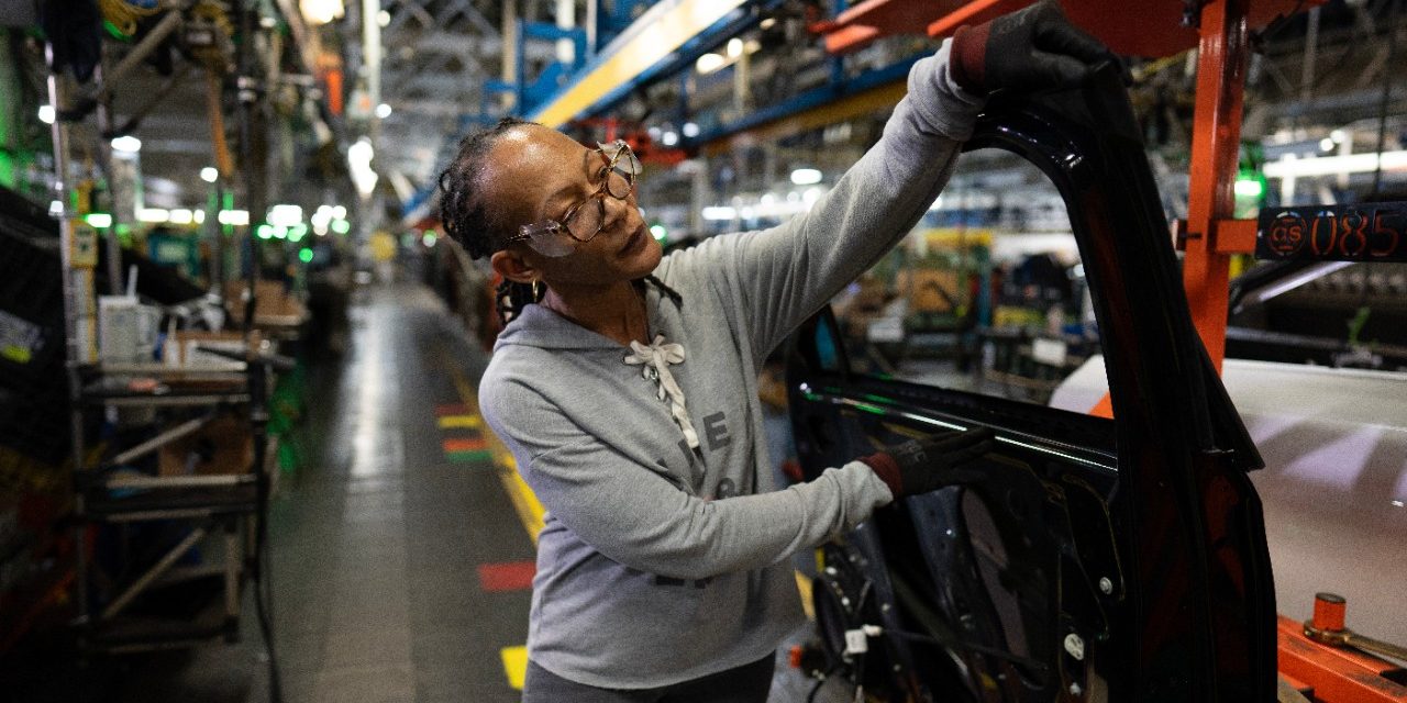 Piego Connally, assembly team leader at the Fairfax Assembly plant in Kansas City, Kansas. Piego Connally, assembly team leader at the Fairfax Assembly plant in Kansas City, Kansas (image courtesy GM)