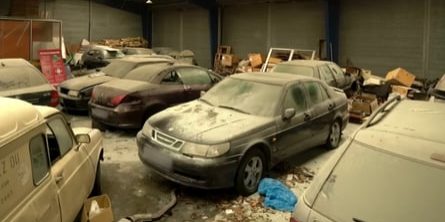 Tour An Abandoned Saab Dealership With Over 20 Forgotten Cars