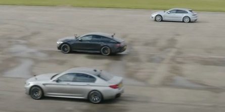 Watch An AMG GT 63 S Take On A BMW M5, Porsche Panamera In A Drag Race