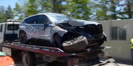 BMW XM Crashes At Pikes Peak During Record Attempt For Fastest SUV