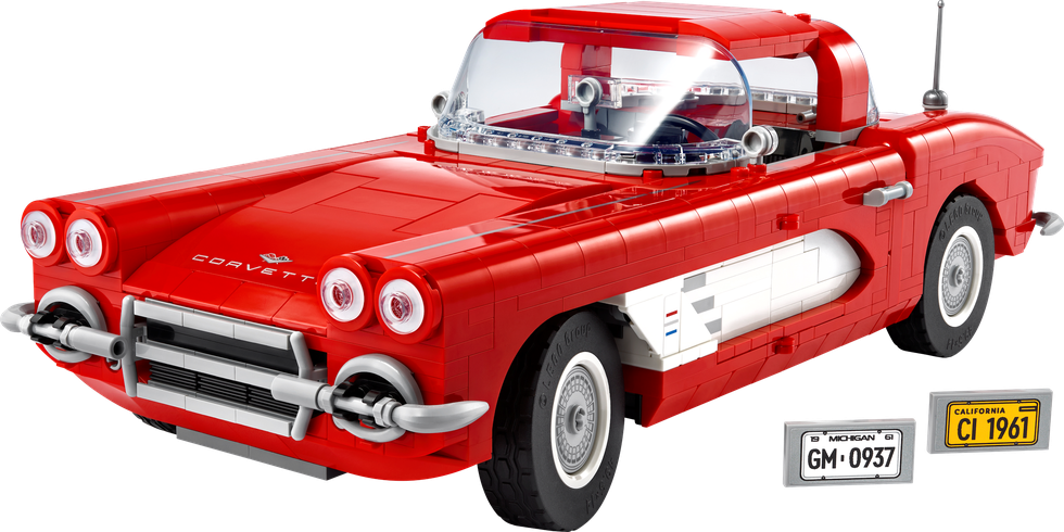 1961 Chevrolet Corvette Returns in Lego 'Icon' Format
