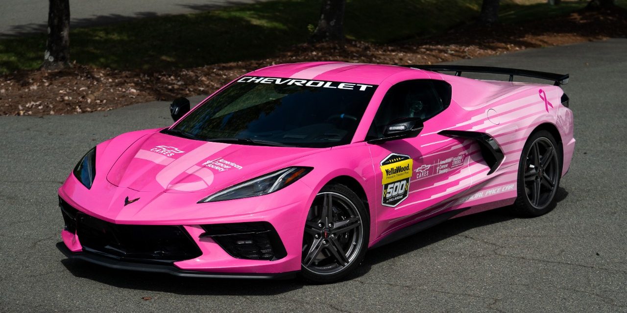 Pink Corvette Stingray pace car to highlight "Making Strides Against Breast Cancer" campaign Pink Corvette Stingray pace car to highlight "Making Strides Against Breast Cancer" campaign