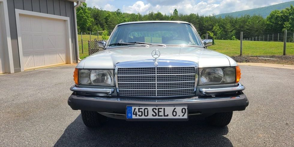 This Cannonball Veteran Mercedes 450SEL 6.9 Is up for Sale on Bring a Trailer