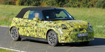 Mini Cooper Hardtop And Convertible Spied Testing With Combustion Engines