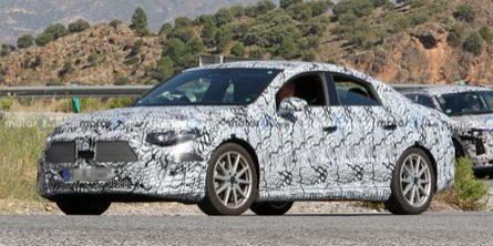 New Mercedes-Benz CLA-Class Spied Hiding Its Internal Combustion Engine
